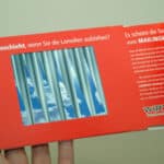 Lamellen-Mailing (Direct Mail) aus dem Hause Wirtz Druck (Datteln)