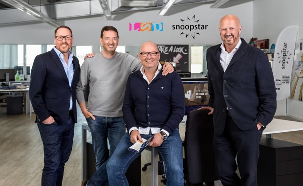 Druckindustrie: Veränderungen im snoopstar-Management (von links): Bodo Schiefer, Chris Finken, Klaus Finken und Thilo Reichert
