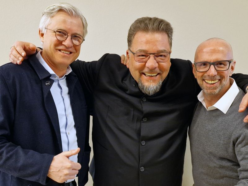 Der neu gewählte Vorstand der IOP (v.l.): Roland Keppler, Bernd Zipper und Ulrich Schätzl.