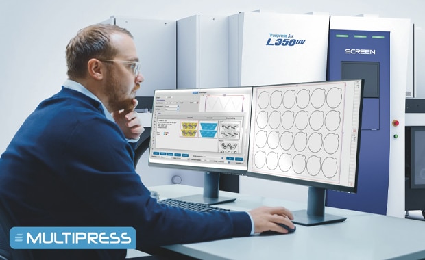 Die MIS/ERP-Software Multipress von Dataline Solutions verfügt jetzt über eine Anbindung an digitale Etikettendruck-Maschinen von Screen Europe