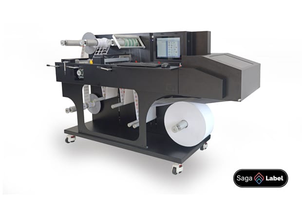 Der All-in-One-Etikettendrucker SALF-350 integriert jetzt auch den Vierfarbdruck.