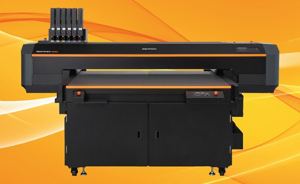 Digitaler Großformatdruck: der neue Sechsfarben-LED-UV-Flachbettdrucker Mutoh XpertJet 1462UF