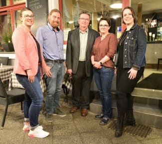 Das neue Vorstands­team des FDI Berlin (v.l.): 2. Vorsitzende Franziska Nagel-Zahn, S­ebastian Preisßler, 1. Vorsitzender ­Matthias Voss, Petra Häßler, Eva-Sabine Schuhmann (nicht im Bild Schriftführer Kai Ludewig und Thomas Wendt).