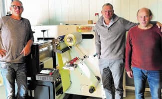 Blanko-Etiketten-Produktion mit neuer PPRD von PrintPaul bei ETC in Cloppenburg
