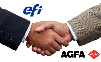 EFI und Agfa schließen eine Partnerschaft im Bereich Large-Format-Druck.