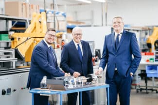 Tobias Schurr, Carlheinz Weitmann und Marcel Konrad von Weko (v.l.).