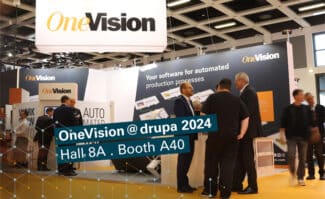 OneVision auf der Drupa 2024: Digitalisierung, Automatisierung, Vernetzung, Integration.