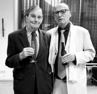 Klaus F. Schmidt (links) und Olaf Leu (2016).