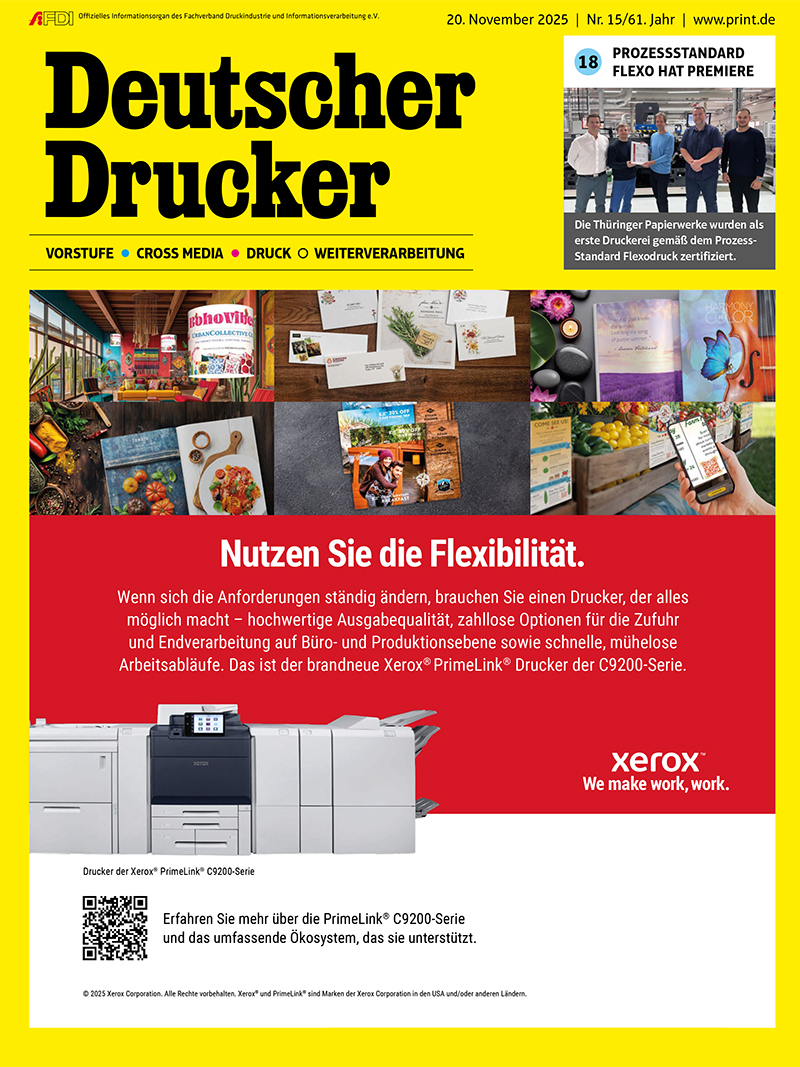 Produkt: Deutscher Drucker 15/2025