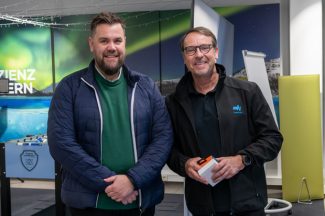 Ambjörn Breuer (links), Director Sales & Marketing der Horizon GmbH, und Steuber-Geschäftsführer Stephan Steuber.