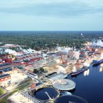 Die Papierfabrik von Holmen Board and Paper im mittelschwedischen Hallstavik produziert das neue Holmen Aspect.