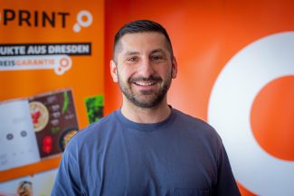 Saxoprint-Betriebsleiter Ijad Nestler