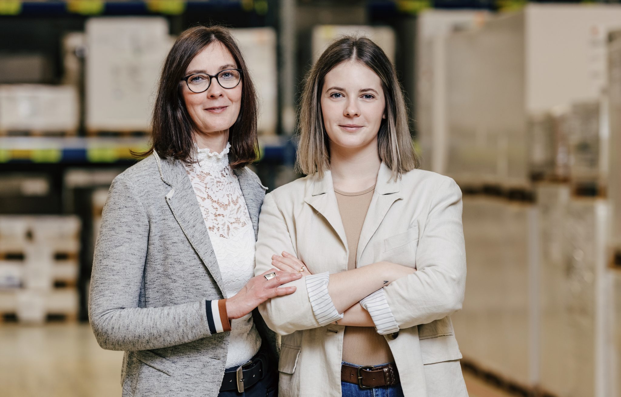 Print-Management: Frauenpower bei Zieglerdruck (Neckarbischofsheim): Angela Strein (links) und Jana Bloss