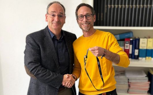 Holger Vogt (li.) mit Sebastian Härtig.