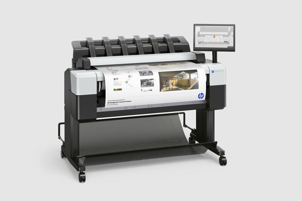HP hat sein Großformatportfolio um die DesignJet T1600 Plus Edition und die DesignJet T2600 MFP Plus Edition Build Connected (Foto) erweitert.