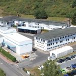 Das Betriebsgelände des Druck- und Pressehauses Naumann am Stadtrand von Gelnhausen.